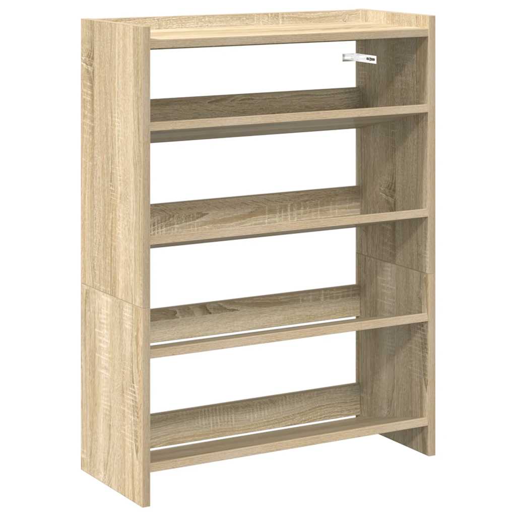 skoreol 60x25x81 cm konstrueret træ sonoma-eg