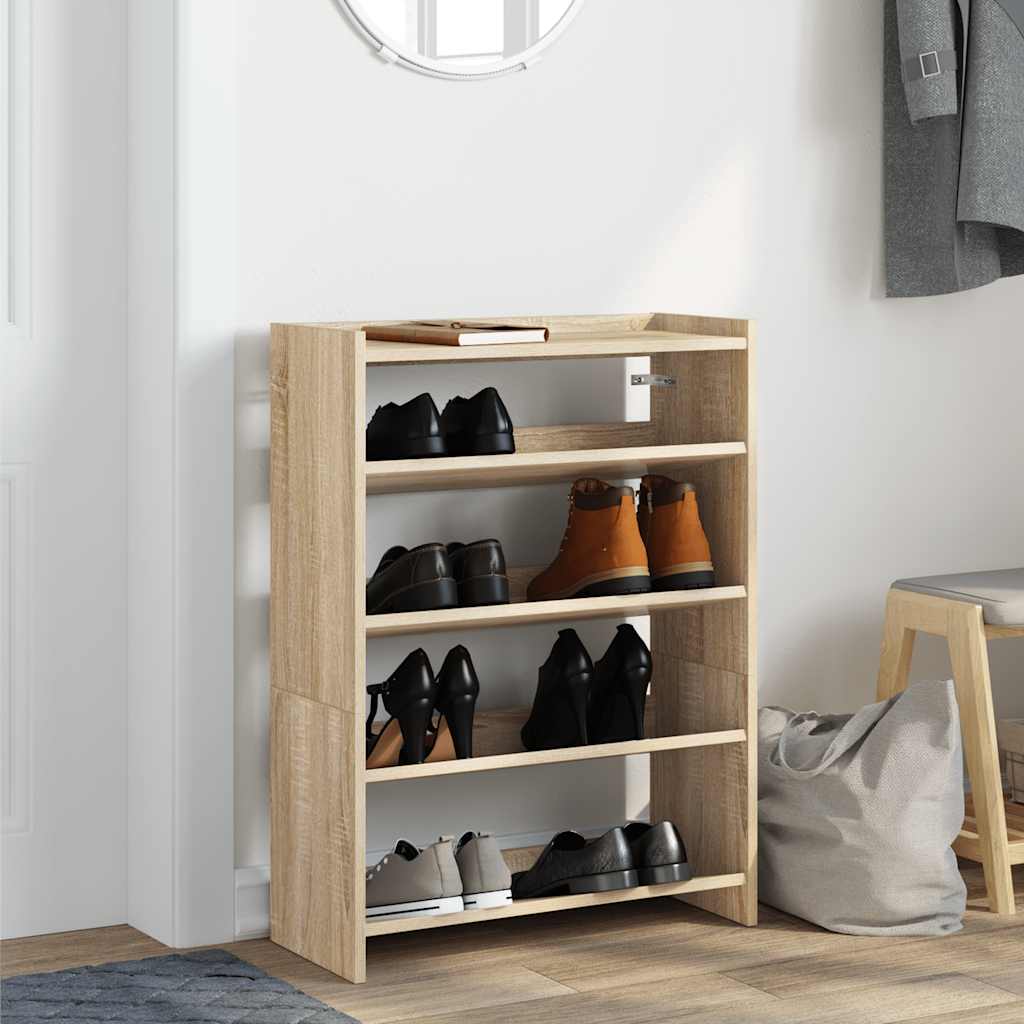 skoreol 60x25x81 cm konstrueret træ sonoma-eg