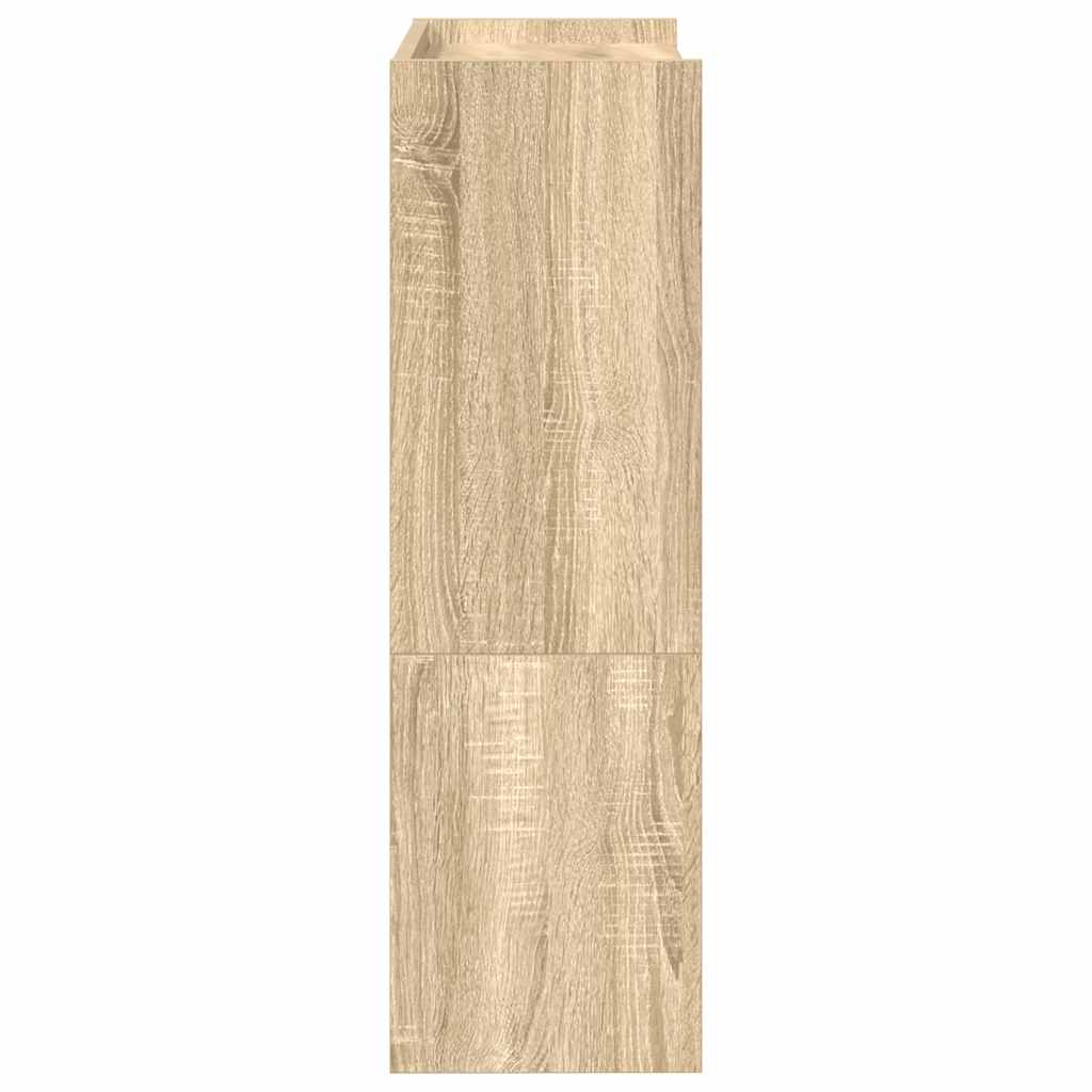 skoreol 60x25x81 cm konstrueret træ sonoma-eg