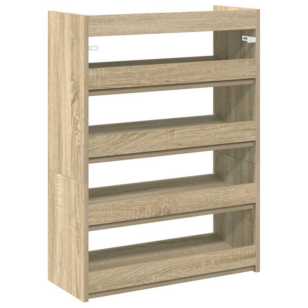 skoreol 60x25x81 cm konstrueret træ sonoma-eg