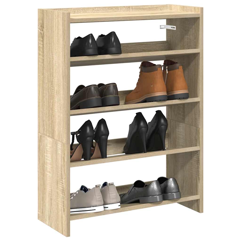 skoreol 60x25x81 cm konstrueret træ sonoma-eg