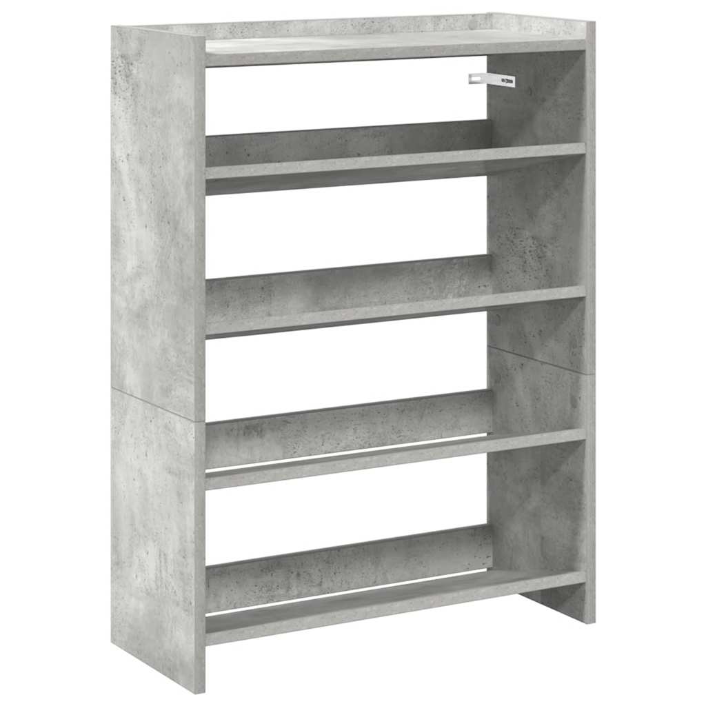 skoreol 60x25x81 cm konstrueret træ betongrå