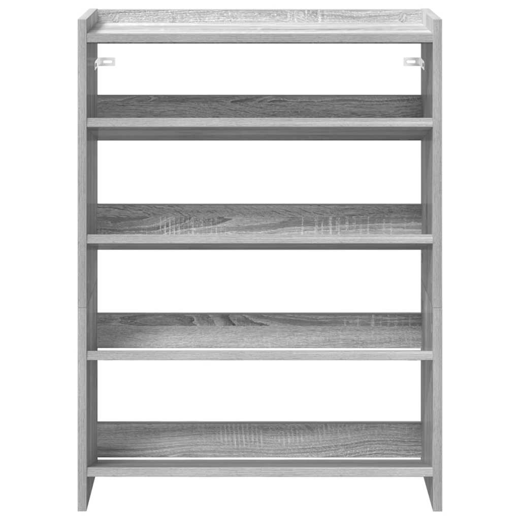 skoreol 60x25x81 cm konstrueret træ grå sonoma-eg