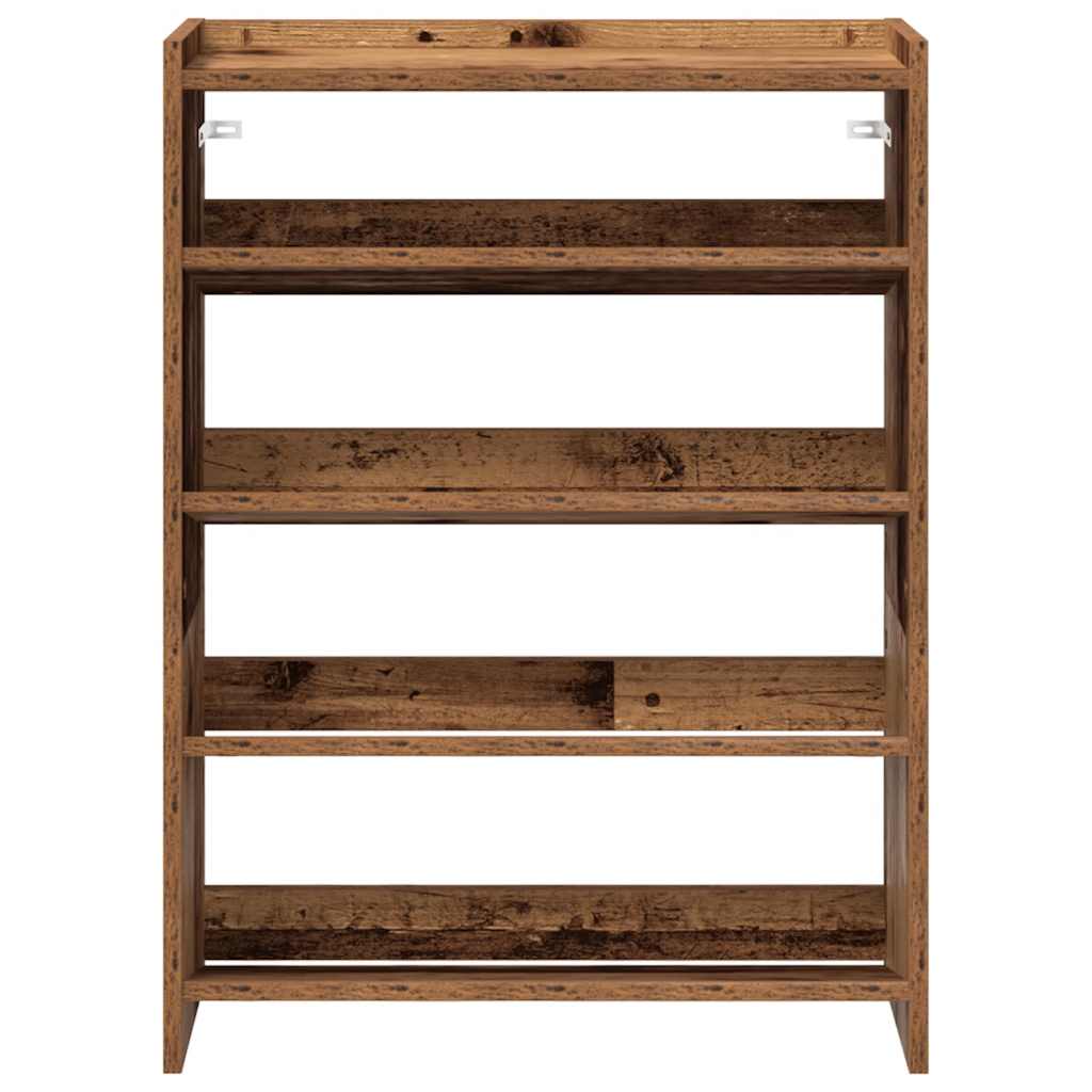 skoreol 60x25x81 cm konstrueret træ antikt træ