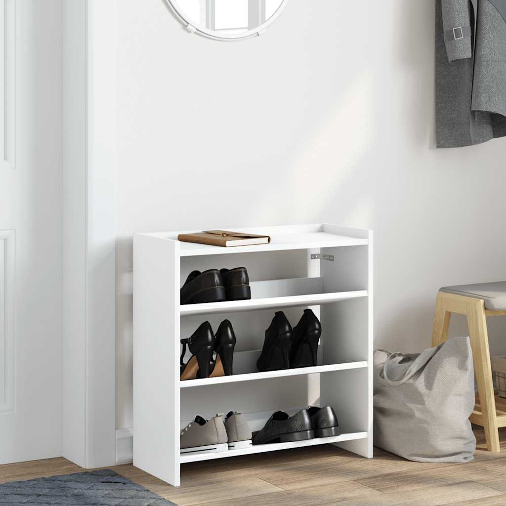 skoreol 60x25x62 cm konstrueret træ hvid