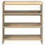 skoreol 60x25x62 cm konstrueret træ sonoma-eg