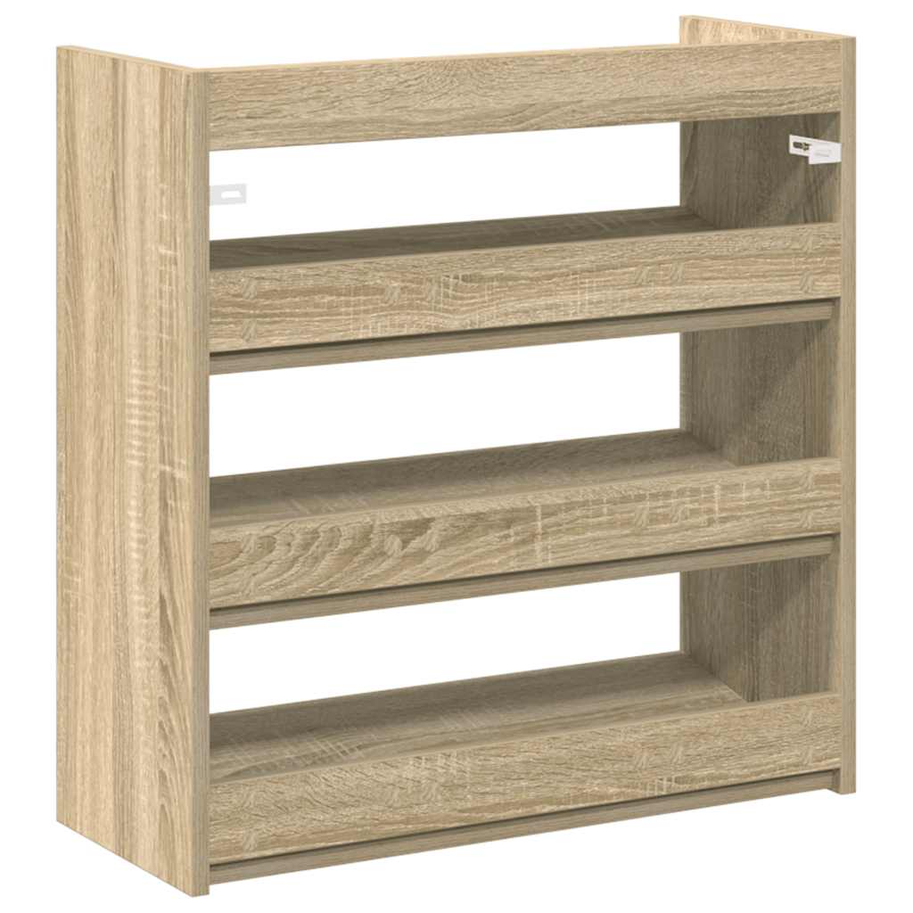 skoreol 60x25x62 cm konstrueret træ sonoma-eg