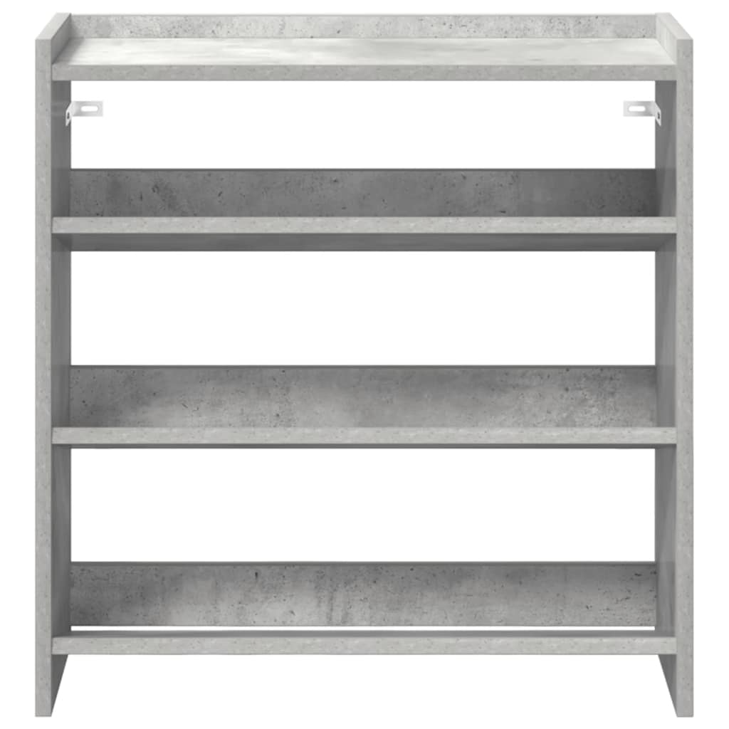 skoreol 60x25x62 cm konstrueret træ betongrå