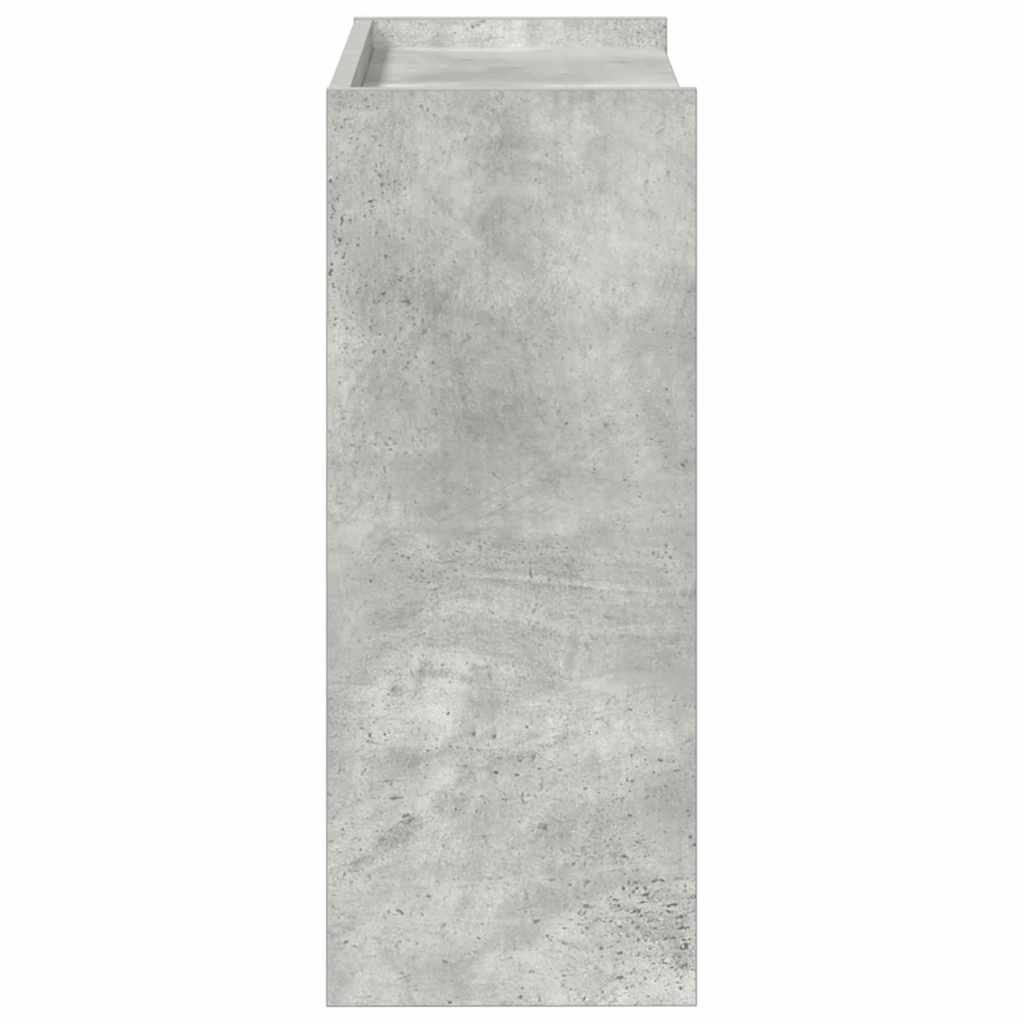 skoreol 60x25x62 cm konstrueret træ betongrå