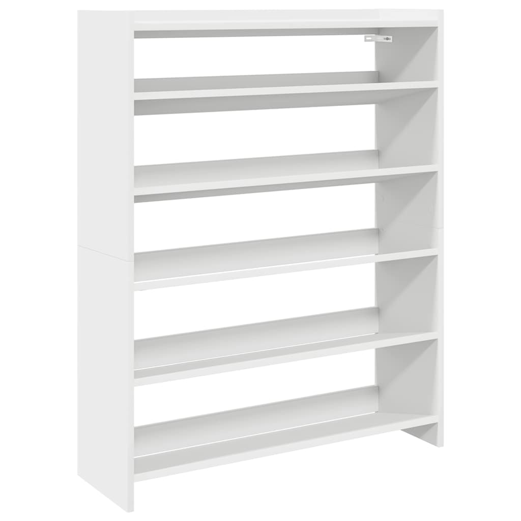 skoreol 80x25x100 cm konstrueret træ hvid