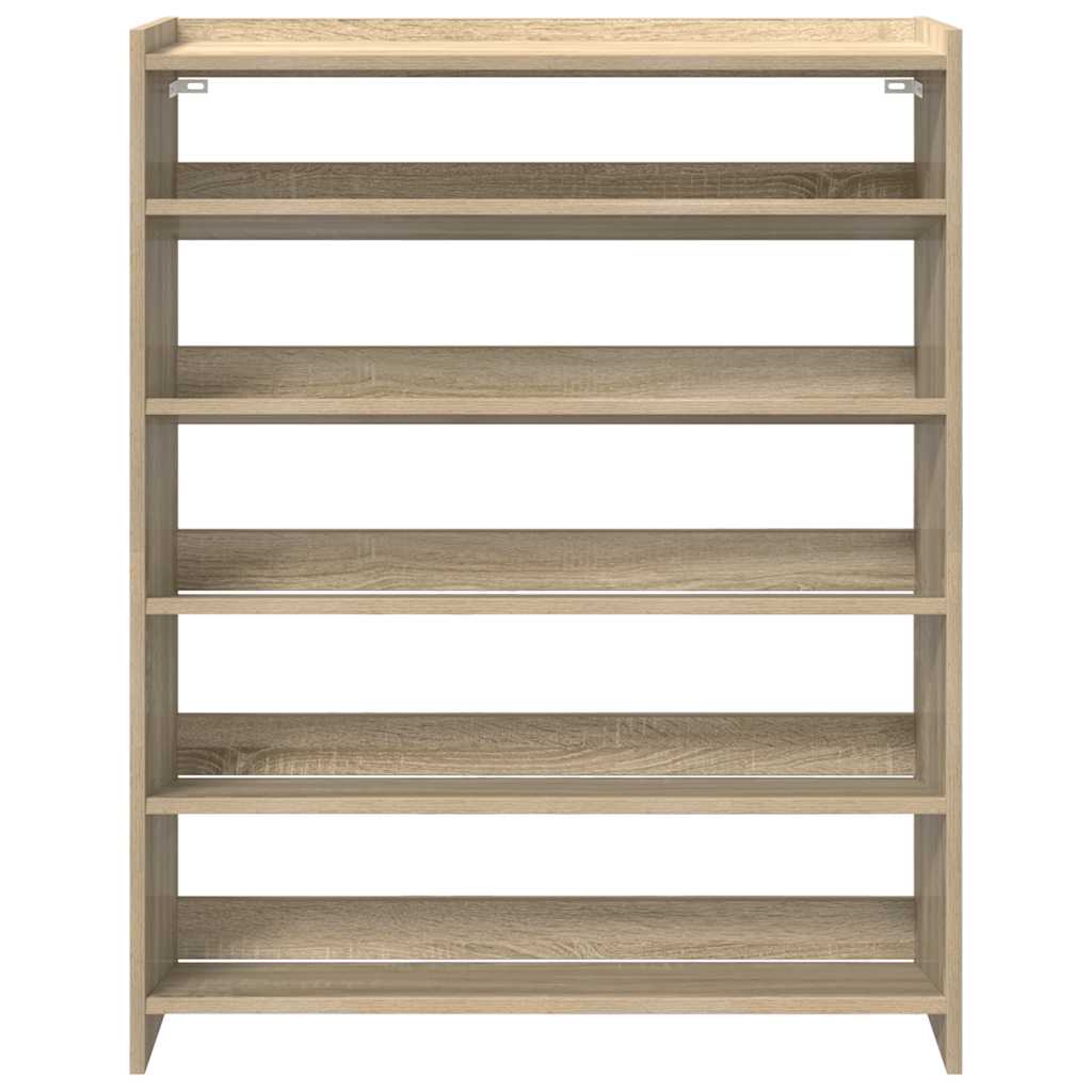 skoreol 80x25x100 cm konstrueret træ sonoma-eg