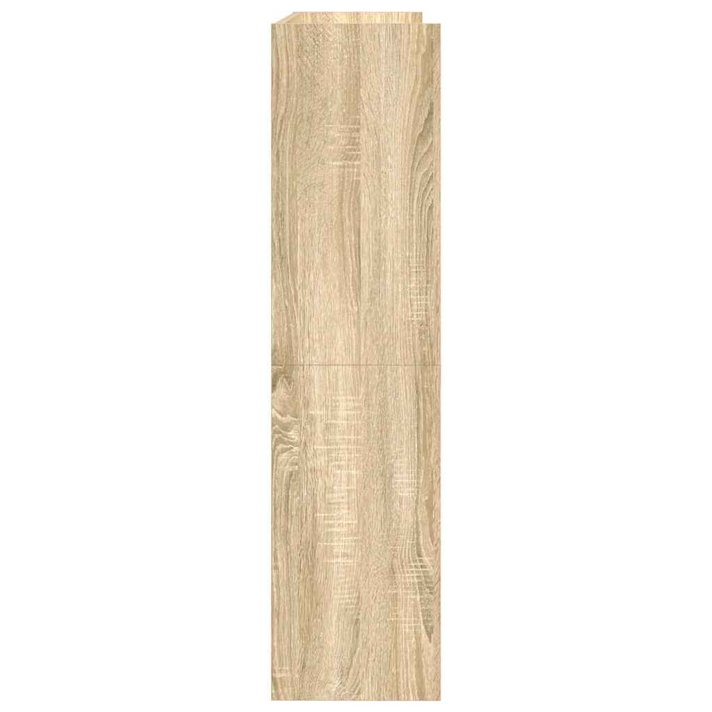 skoreol 80x25x100 cm konstrueret træ sonoma-eg