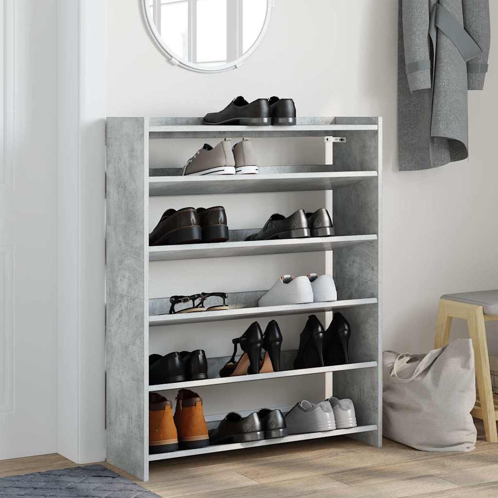 skoreol 80x25x100 cm konstrueret træ betongrå