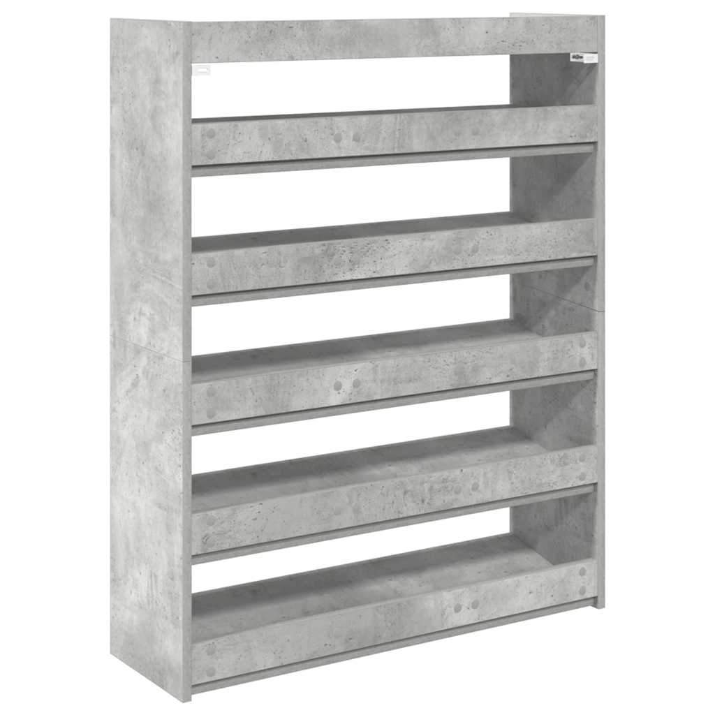 skoreol 80x25x100 cm konstrueret træ betongrå