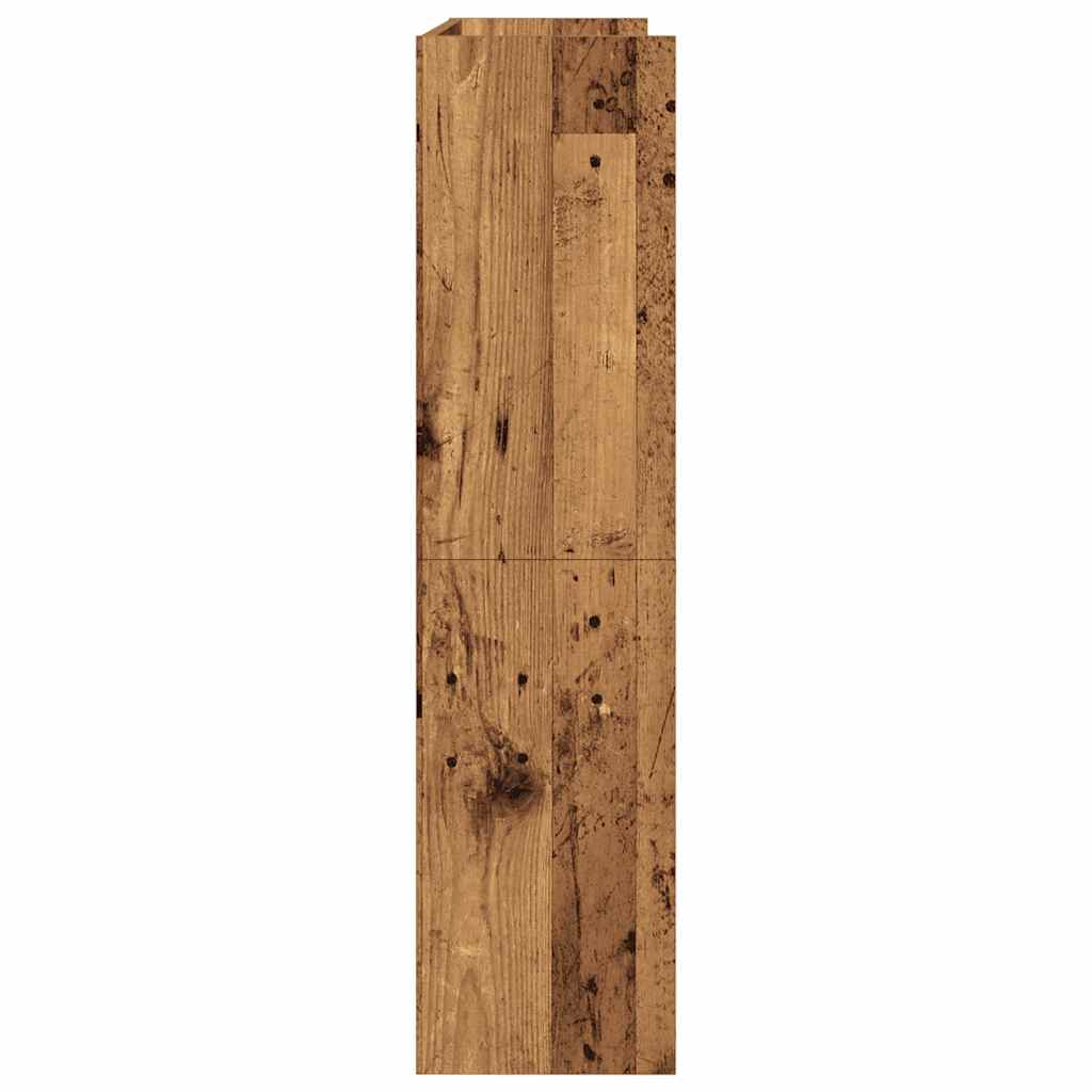 skoreol 80x25x100 cm konstrueret træ antikt træ