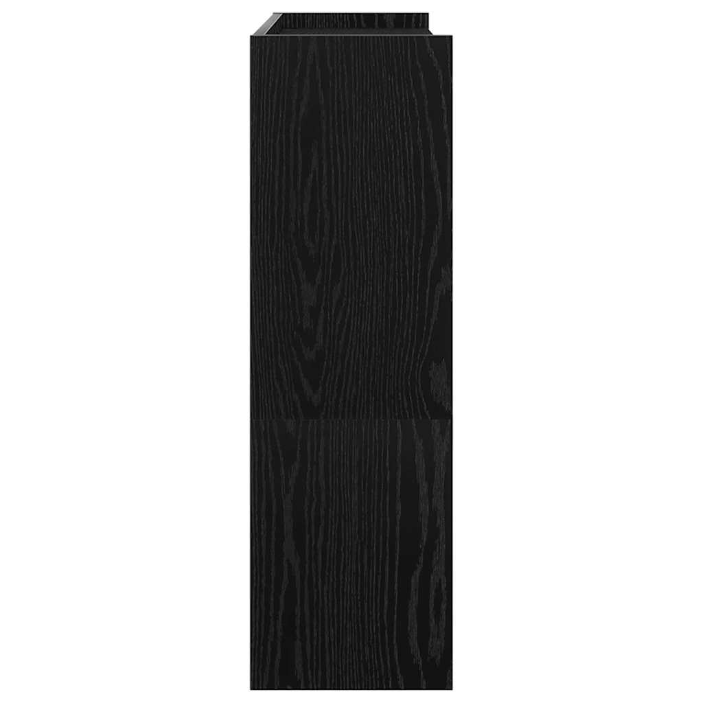 skostativ 80x25x81 cm konstrueret træ sort
