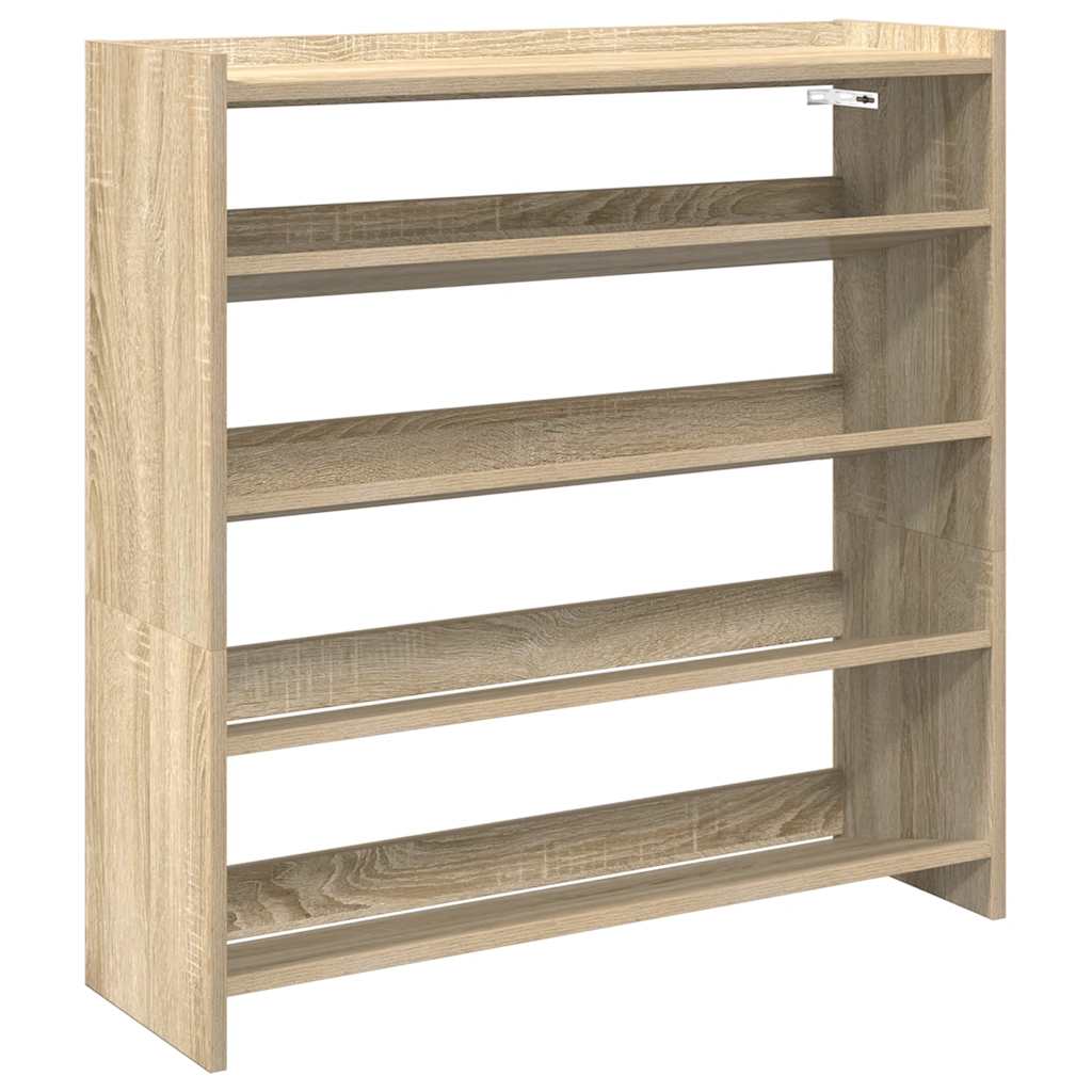 skoreol 80x25x81 cm konstrueret træ sonoma-eg