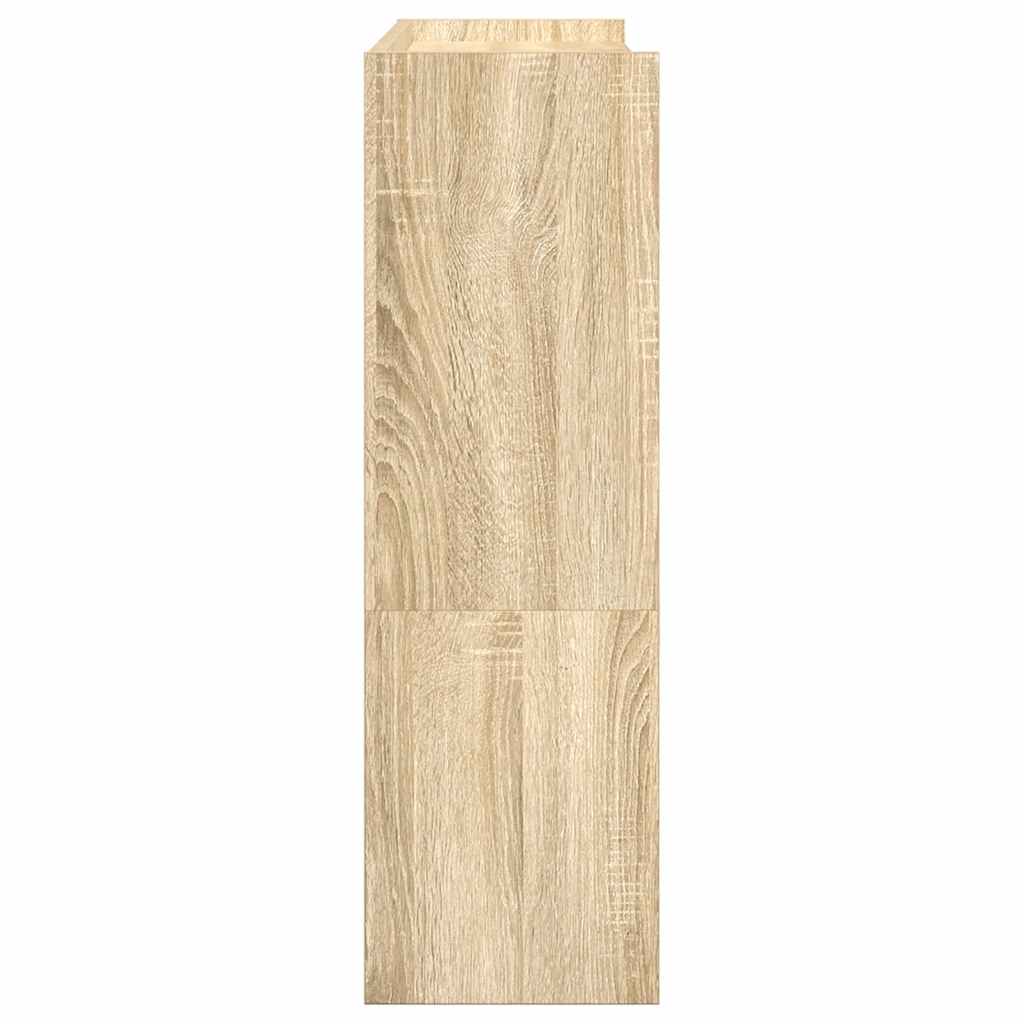 skoreol 80x25x81 cm konstrueret træ sonoma-eg