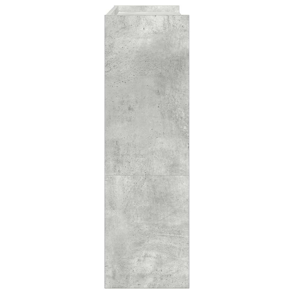 skoreol 80x25x81 cm konstrueret træ betongrå