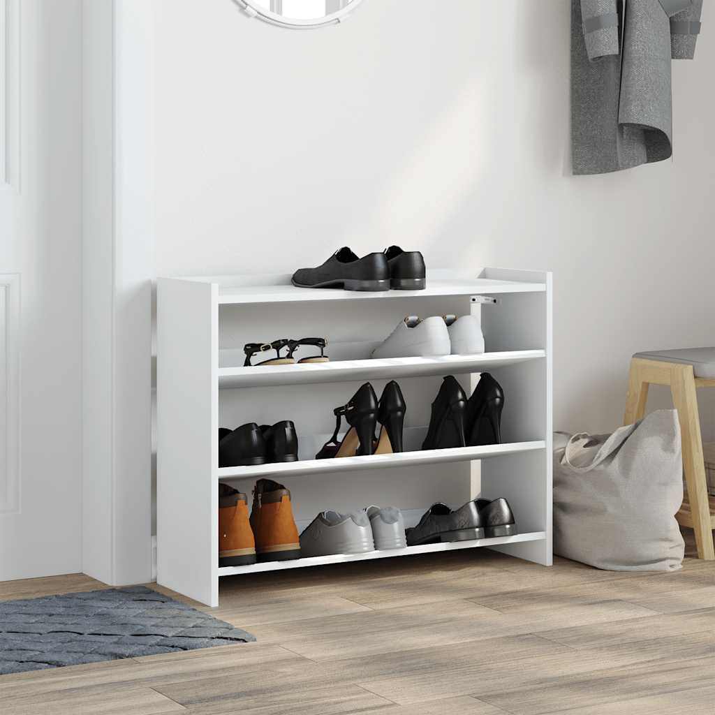skoreol 80x25x62 cm konstrueret træ hvid