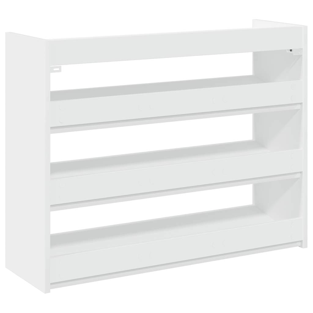 skoreol 80x25x62 cm konstrueret træ hvid