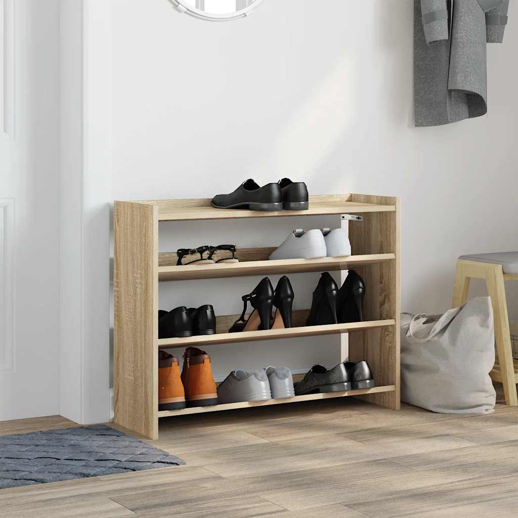 skoreol 80x25x62 cm konstrueret træ sonoma-eg