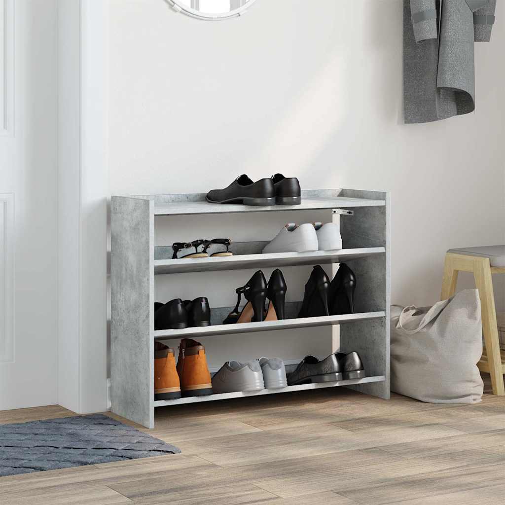skoreol 80x25x62 cm konstrueret træ betongrå