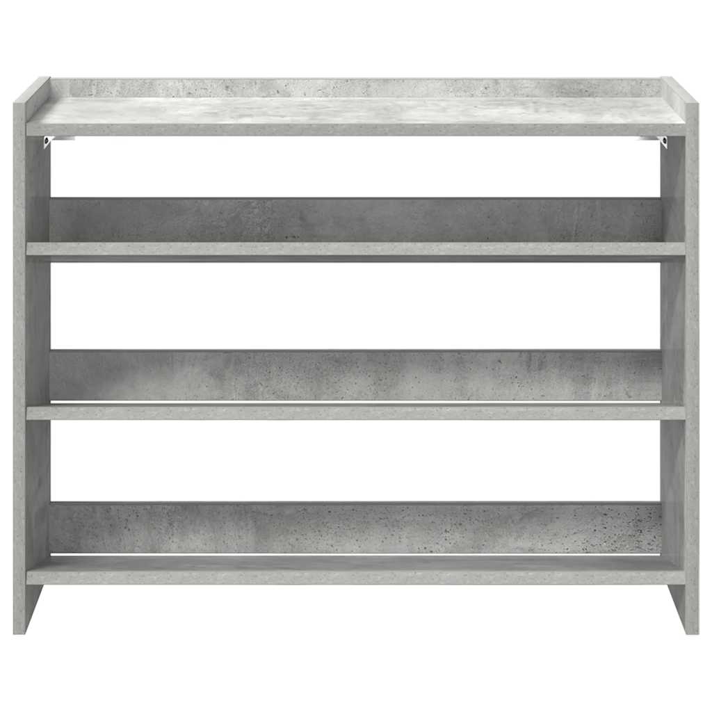 skoreol 80x25x62 cm konstrueret træ betongrå