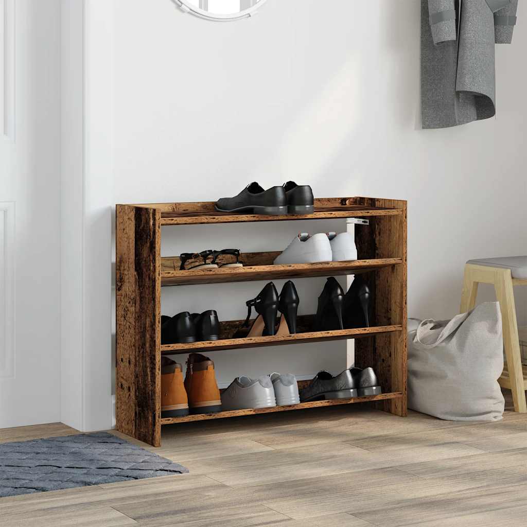 skoreol 80x25x62 cm konstrueret træ antikt træ