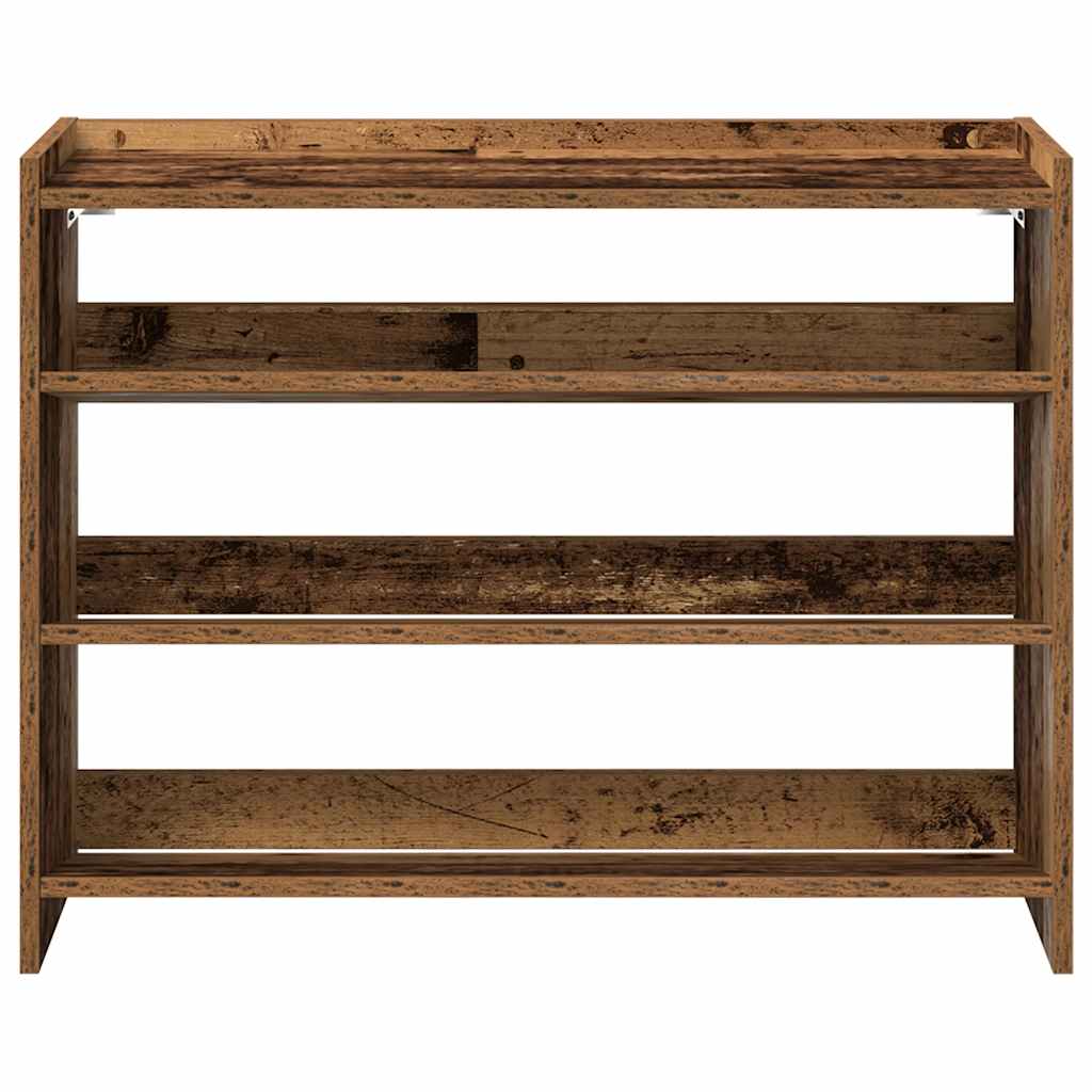 skoreol 80x25x62 cm konstrueret træ antikt træ
