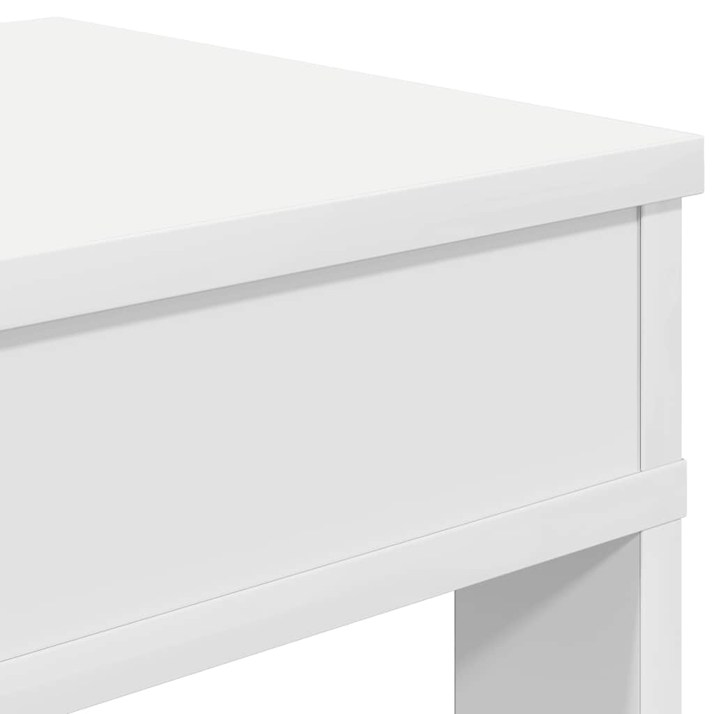 skoreol 60x30x98 cm konstrueret træ hvid