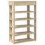 skoreol 60x30x98 cm konstrueret træ sonoma-eg