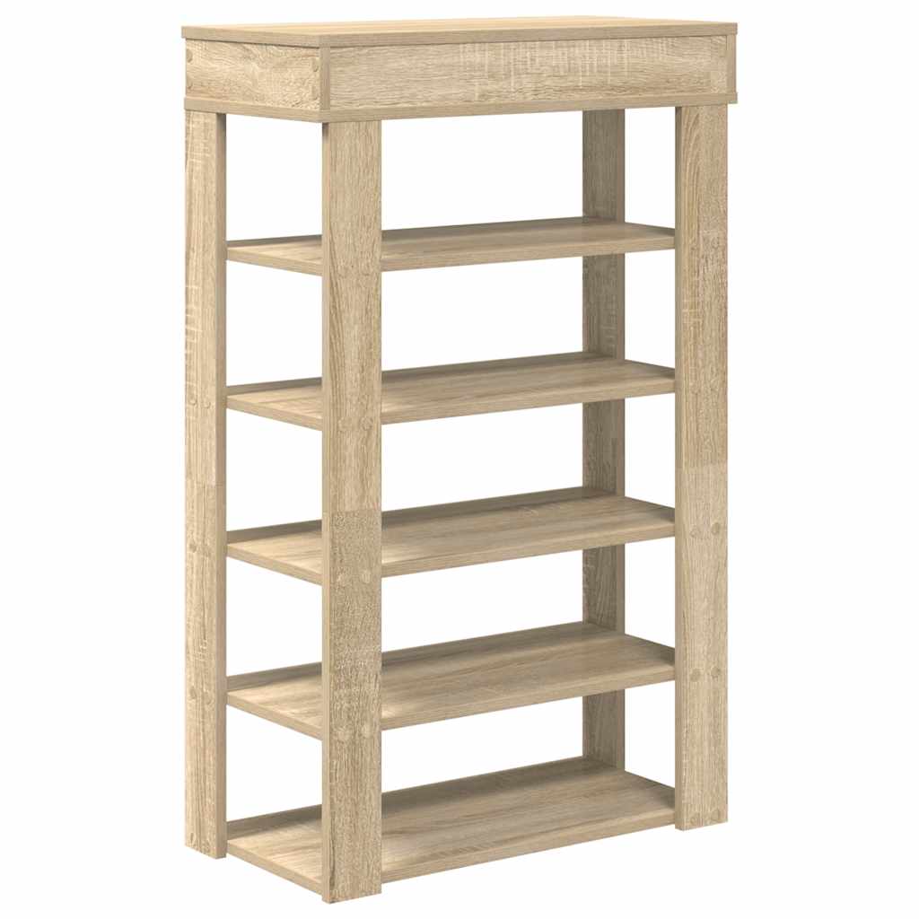 skoreol 60x30x98 cm konstrueret træ sonoma-eg