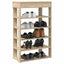 skoreol 60x30x98 cm konstrueret træ sonoma-eg