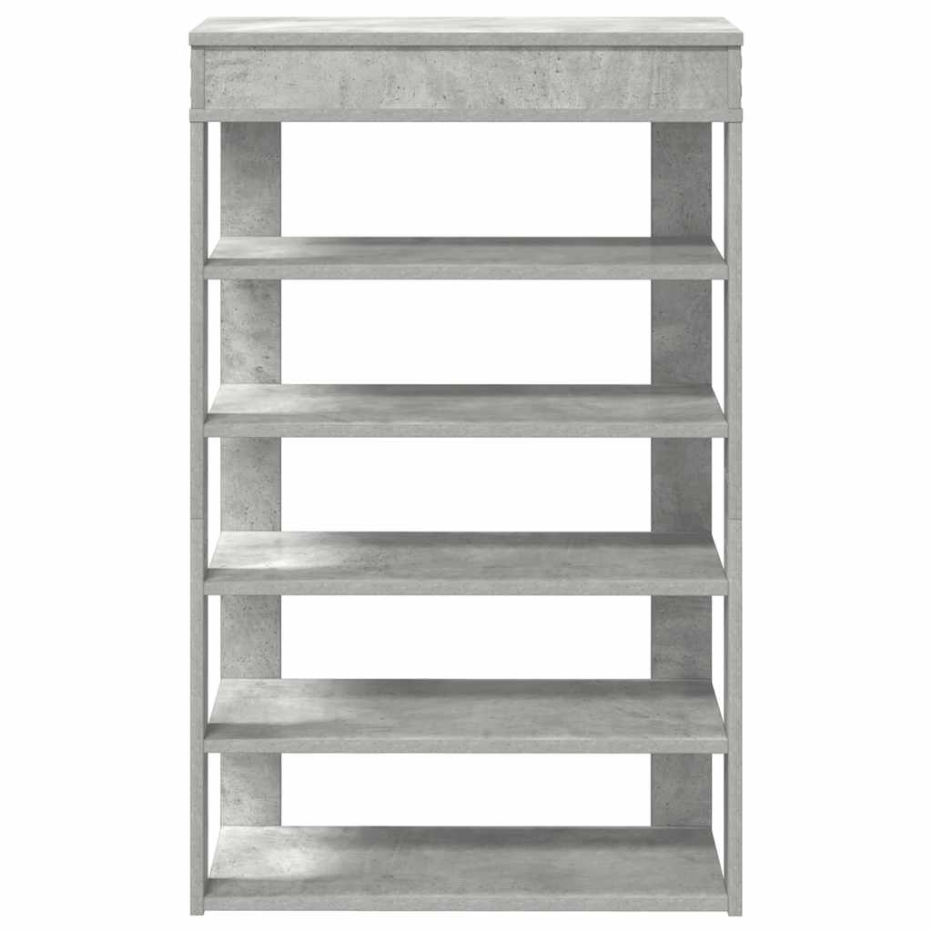 skoreol 60x30x98 cm konstrueret træ betongrå