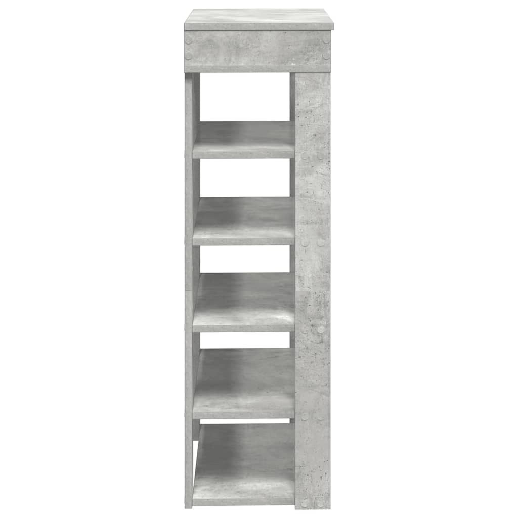 skoreol 60x30x98 cm konstrueret træ betongrå
