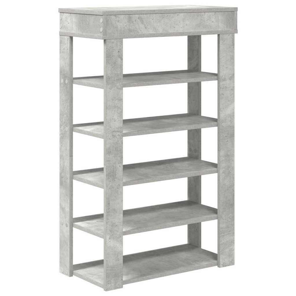 skoreol 60x30x98 cm konstrueret træ betongrå