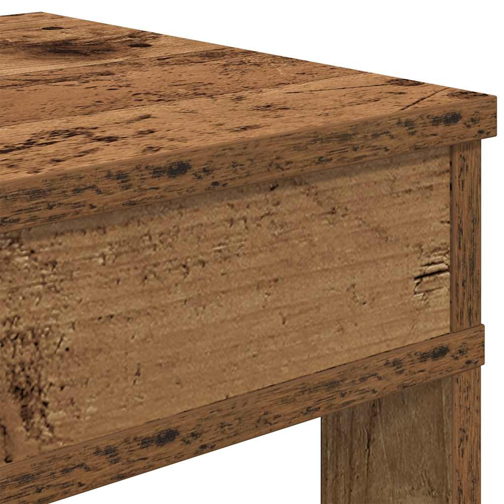 skoreol 60x30x98 cm konstrueret træ antikt træ