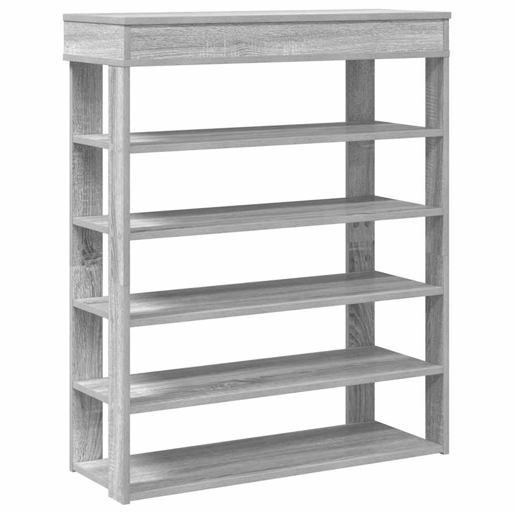 skoreol 80x30x98 cm konstrueret træ grå sonoma-eg