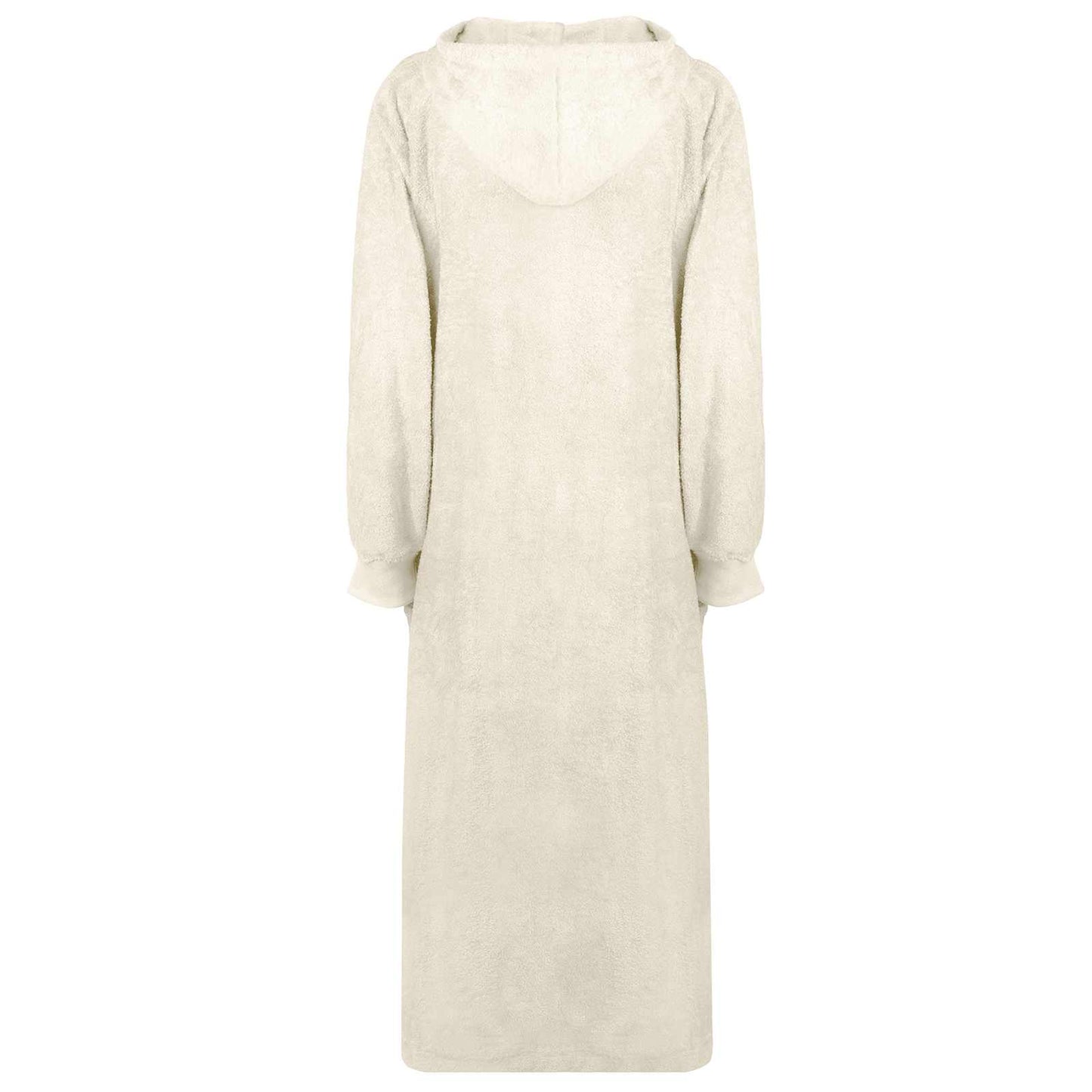Tæppe-hoodie KINN Creme XXL Bomuld