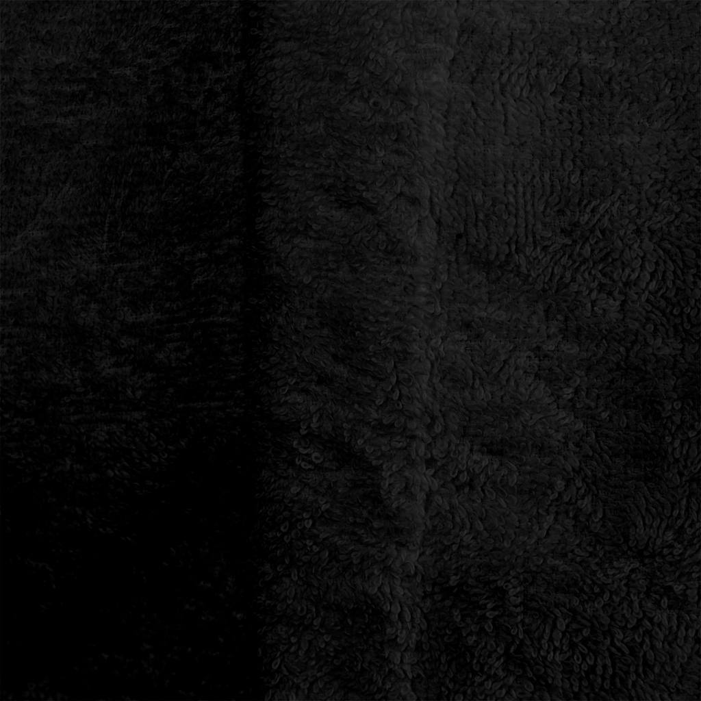 Tæppe-hoodie KINN Sort L Bomuld