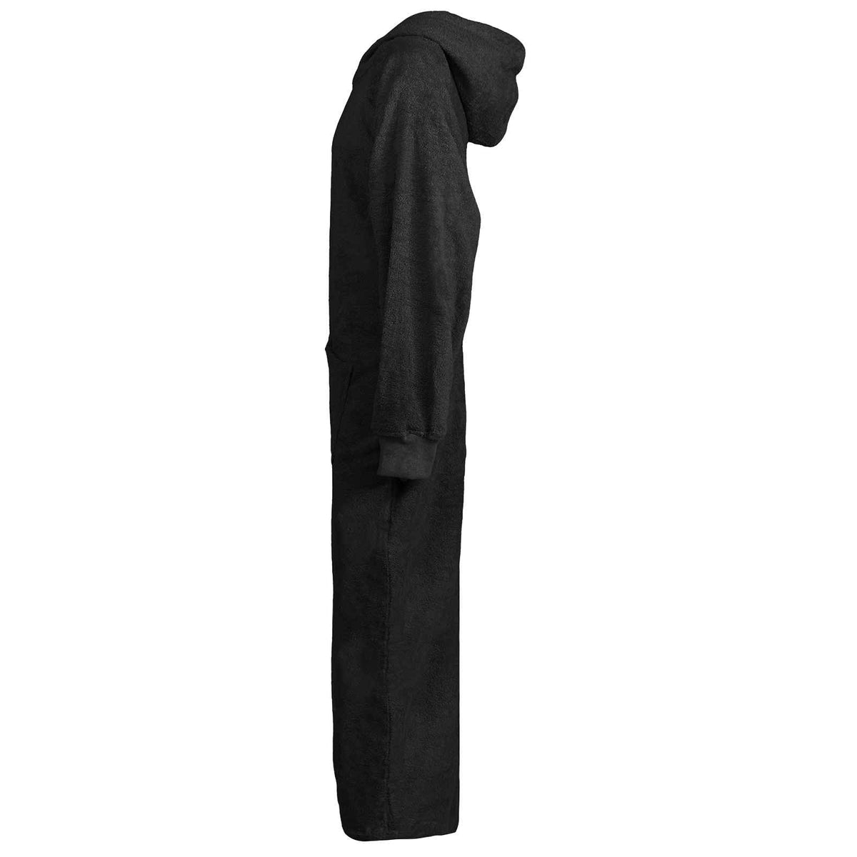 Tæppe-hoodie KINN Sort XXL Bomuld