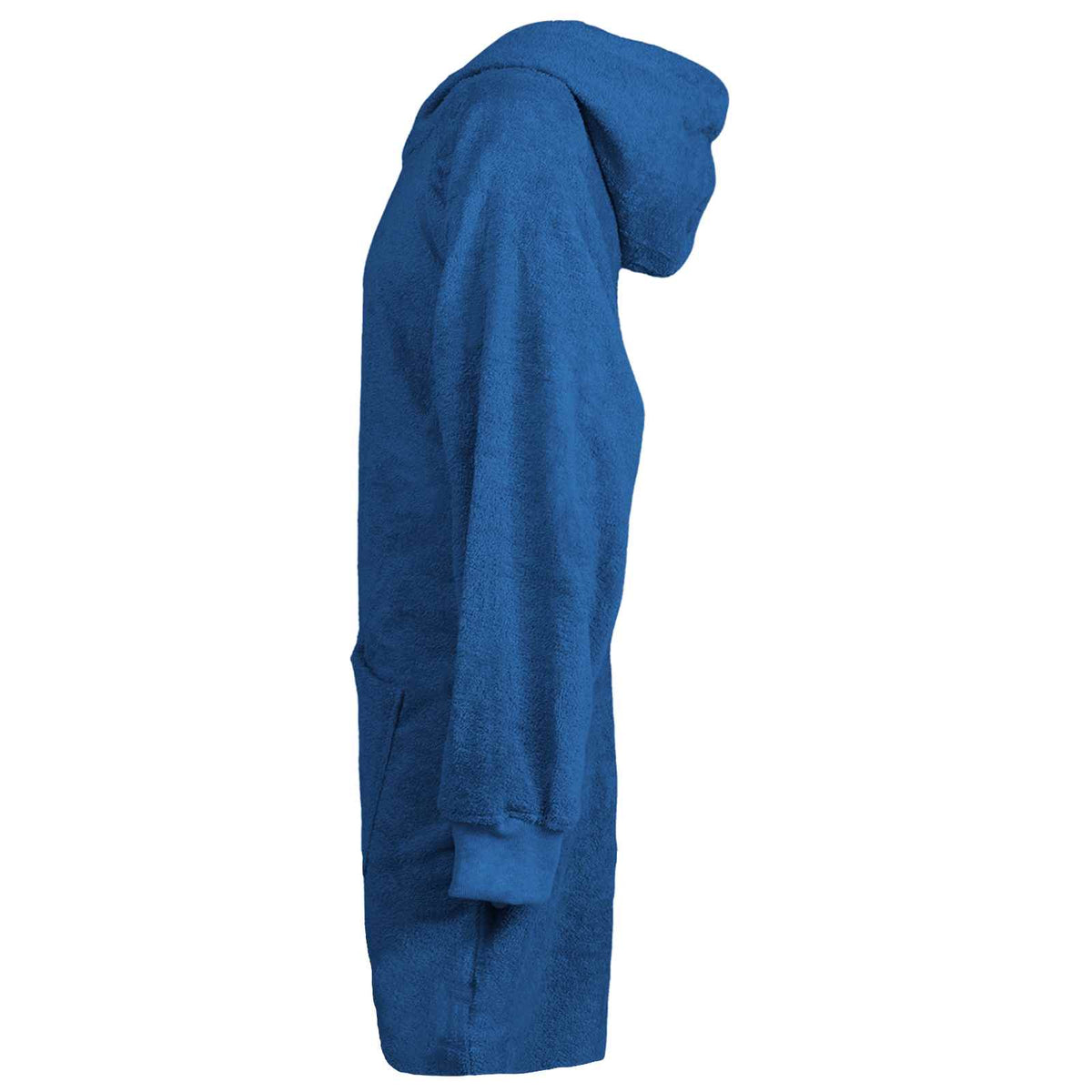 Tæppe-hoodie KINN Marineblå L Bomuld