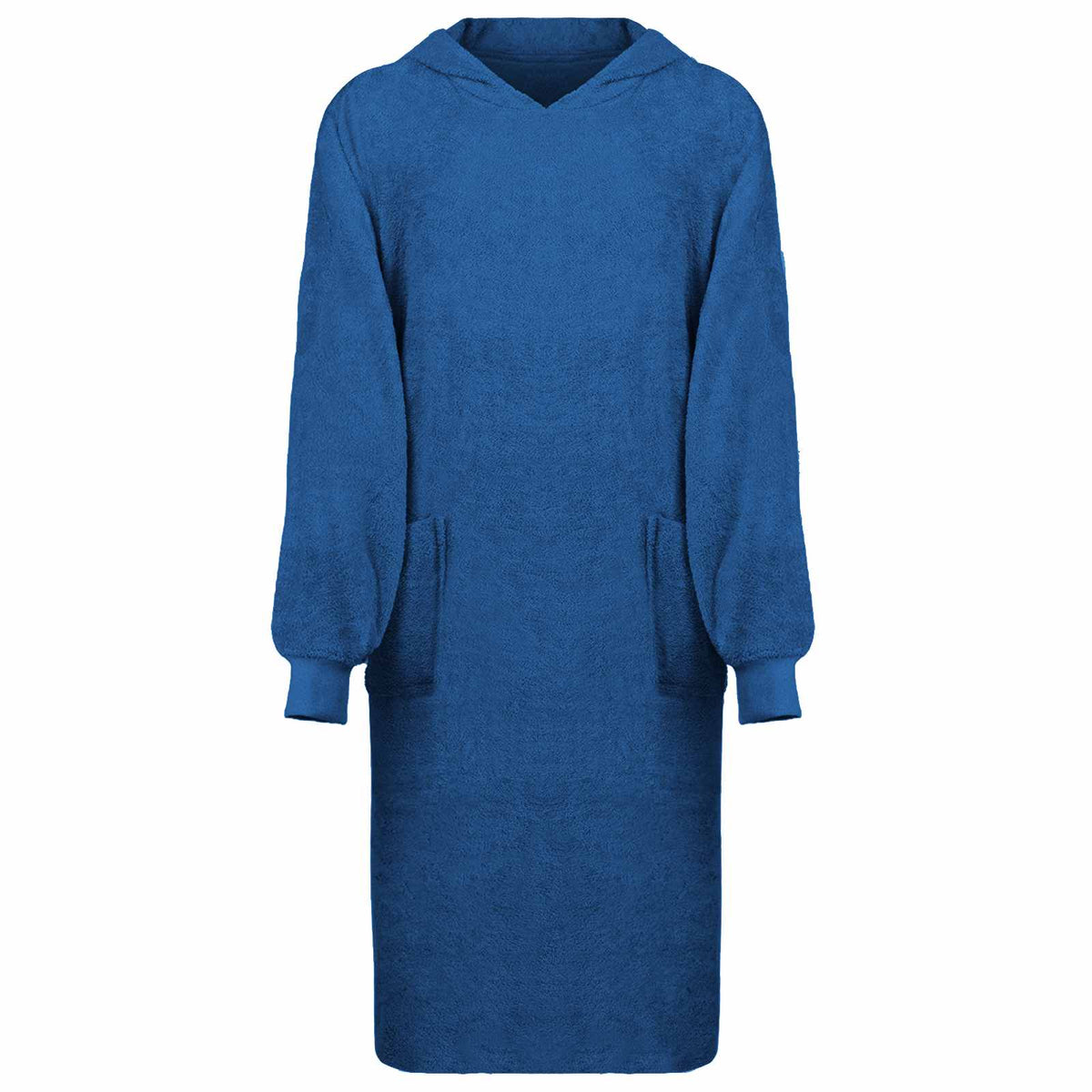 Tæppe-hoodie KINN Marineblå XL Bomuld