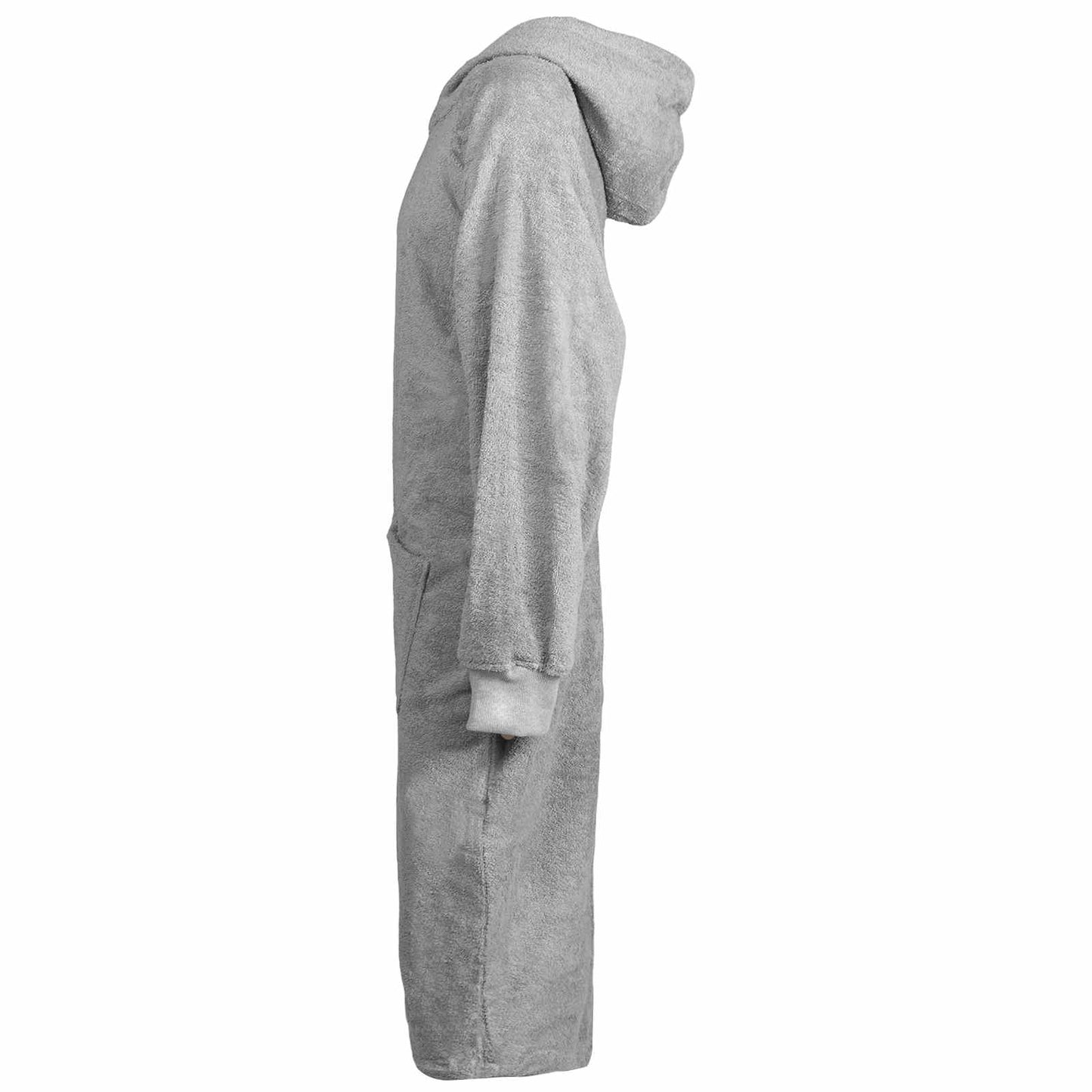 Tæppe-hoodie KINN Grå XL Bomuld