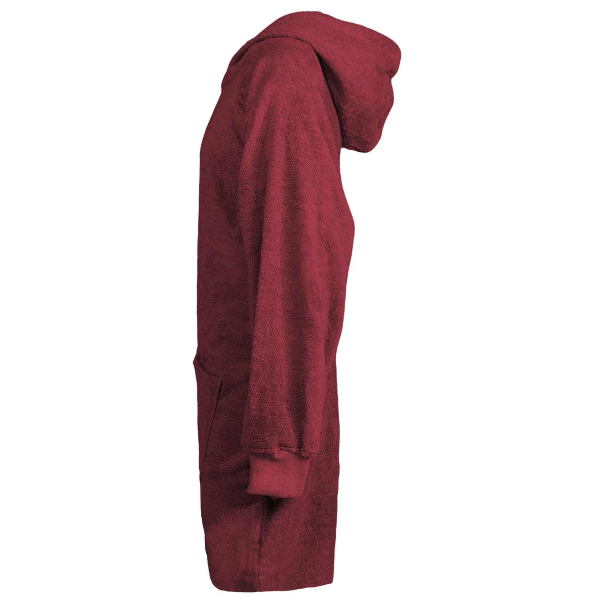 Tæppe-hoodie KINN Rød L Bomuld