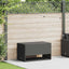 udendørs hyndeboks 100x55x55,5 cm polyrattan sort