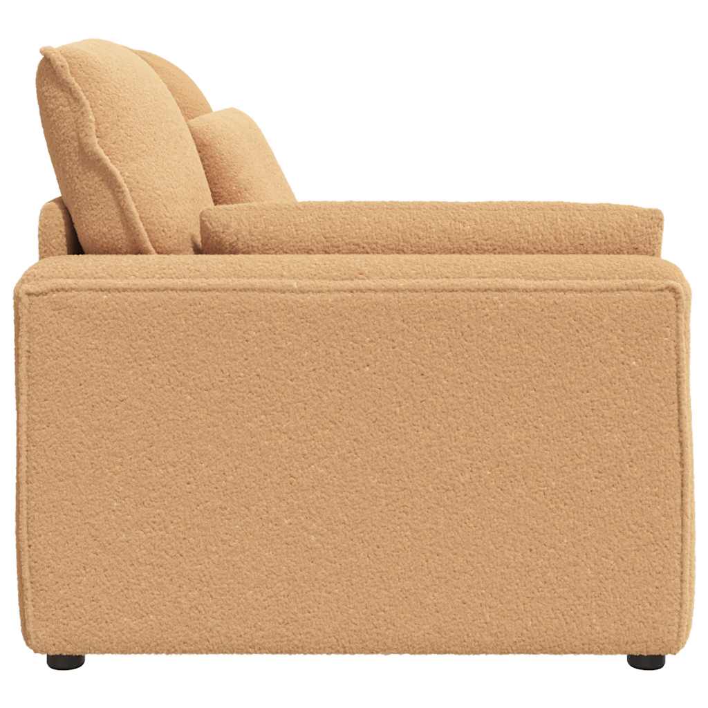 modulopbygget sofaarmlænsendemodul med hynder 100 cm beige