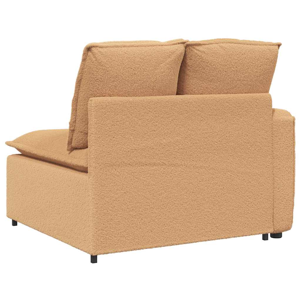 modulopbygget sofaarmlænsendemodul med hynder 100 cm beige