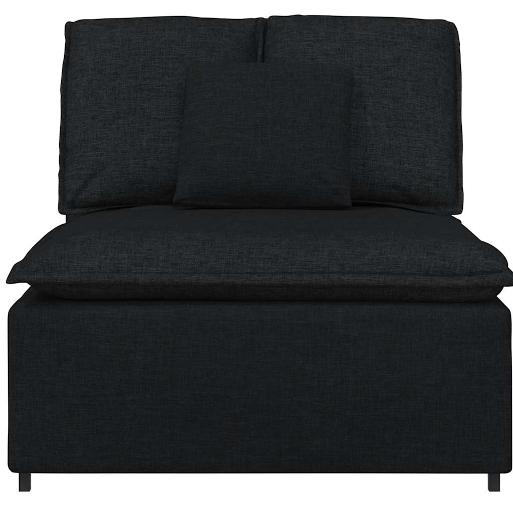 modulopbygget sofacentermodul med hynder 100 cm sort